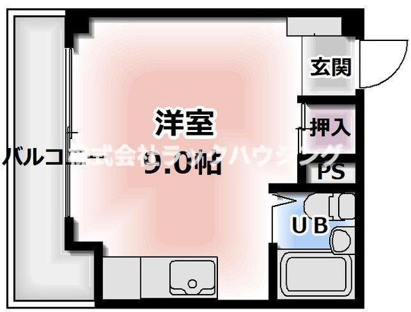 古川橋駅 徒歩5分 3階の物件間取画像